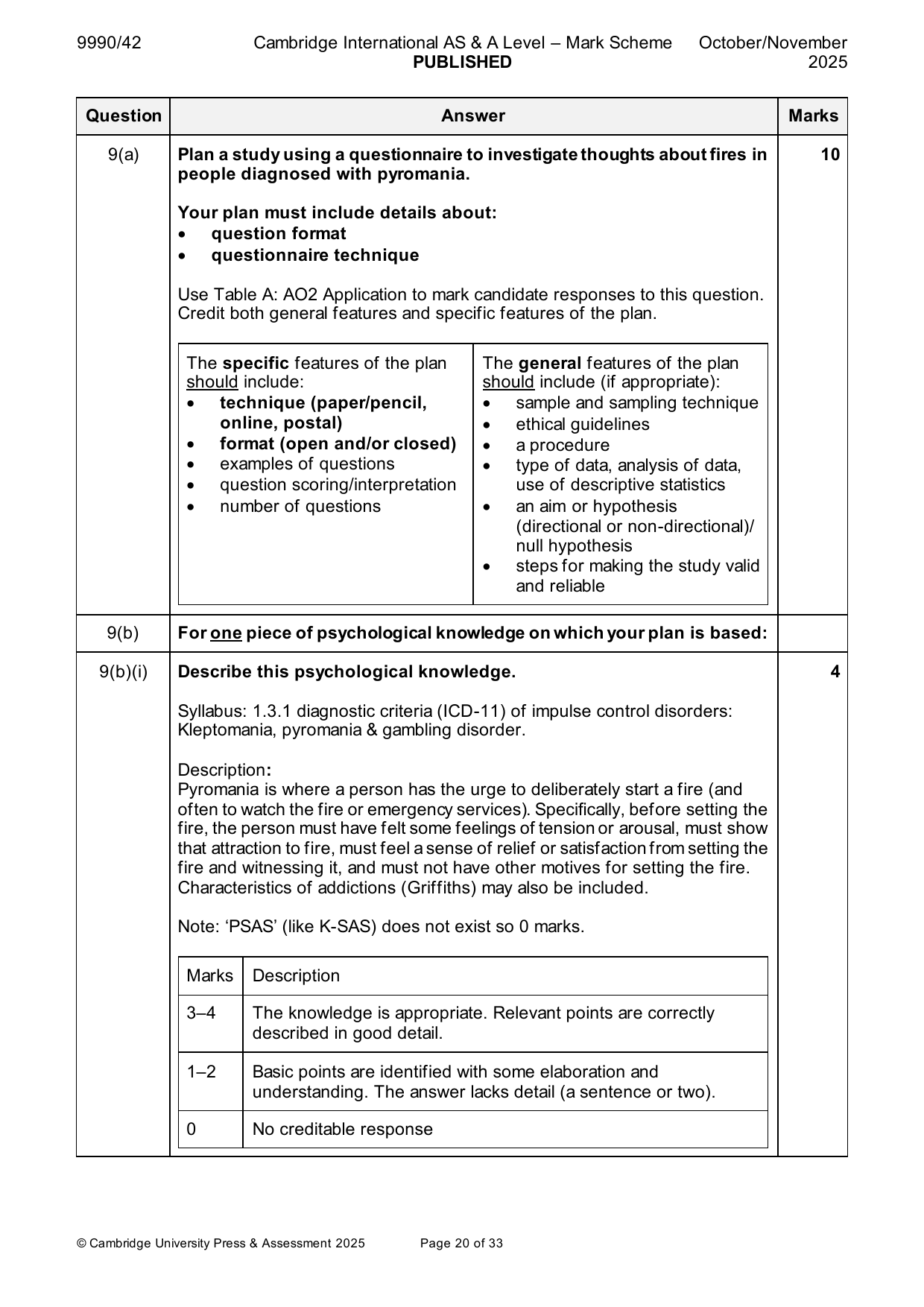 9990-2025-on-42-q09 official mark scheme page